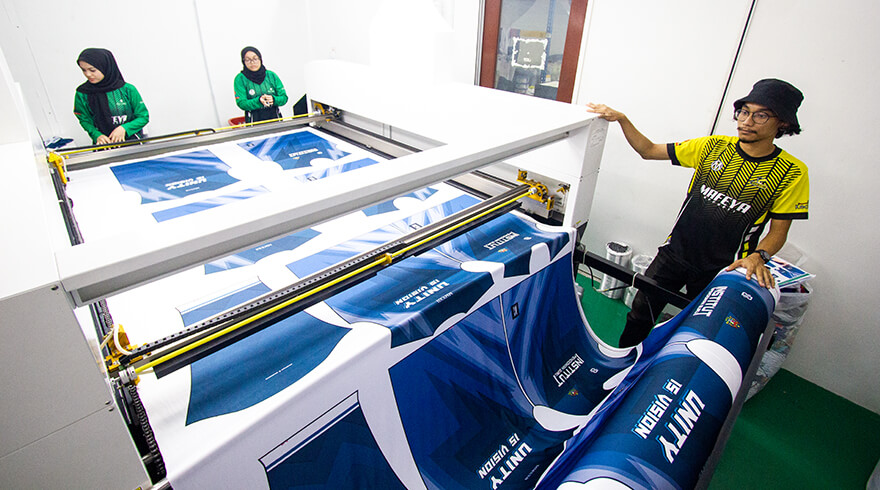 Custom Jersey Sublimation Harga Direct Kilang